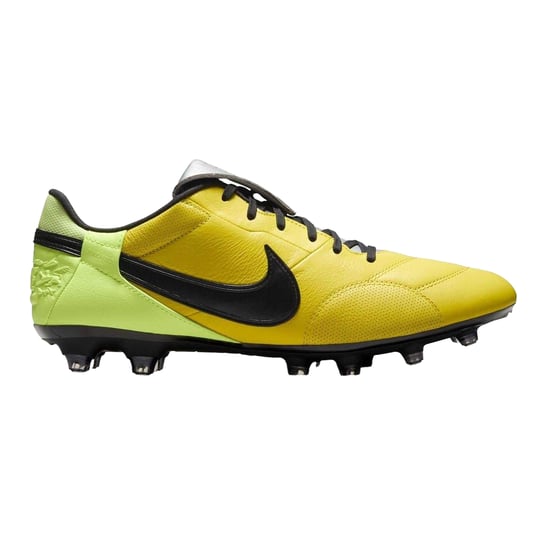 Nike Heren Premier 3 Classic Leather Firm Ground Voetbalschoenen (Volt/Zwart) - Image 1