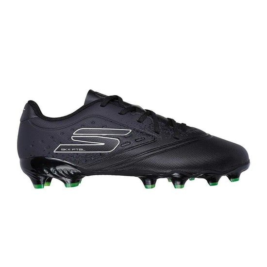 Skechers Stevige grondvoetbalschoenen voor kinderen (Zwart) - Image 1