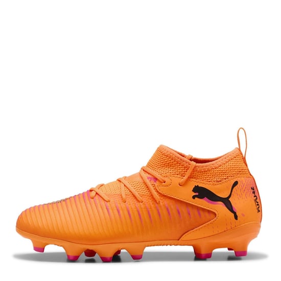 Puma Future 8 Ultimate Match voetbalschoenen voor kinderen (kunstgras) (Oranje/zwart) - Image 2