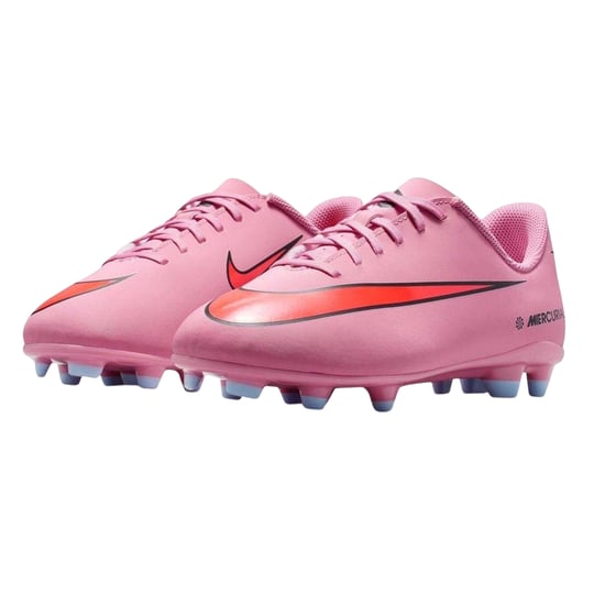 Nike Vapor voetbalschoenen voor kinderen met stevige zool (Roze/Zwart) - Image 5