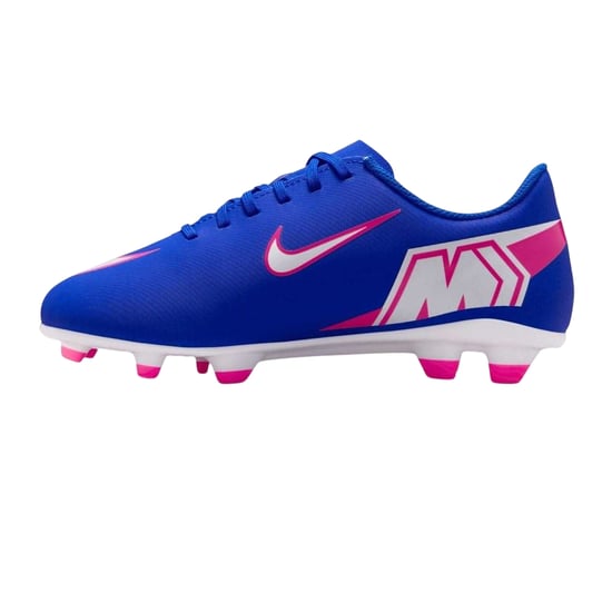 Nike Vapor voetbalschoenen voor kinderen met stevige zool (Blauw/Wit/Roze) - Image 3