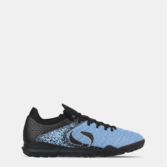 Sondico Blaze Astro Turf-sportschoenen voor kinderen (Zwart/Lichtblauw) - Image 1