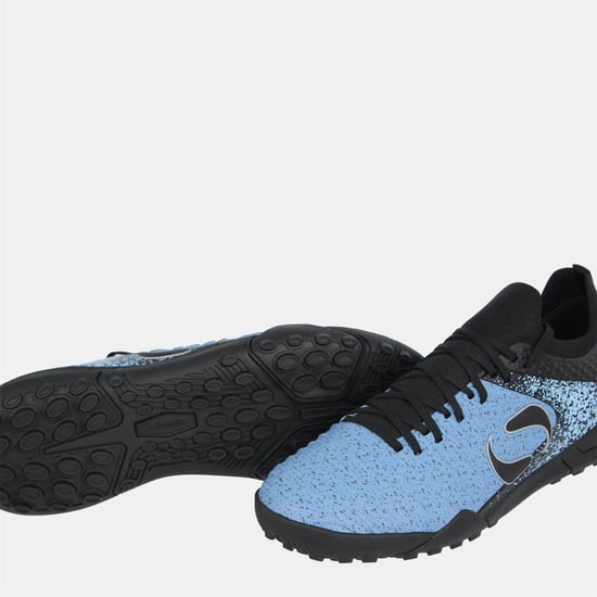 Sondico Blaze Astro Turf-sportschoenen voor kinderen (Zwart/Lichtblauw) - Image 3