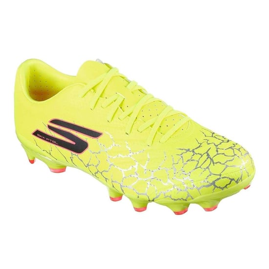 Skechers SKX 01 Academy voetbalschoenen voor kinderen (voor harde ondergrond) (Geel/zwart) - Image 5
