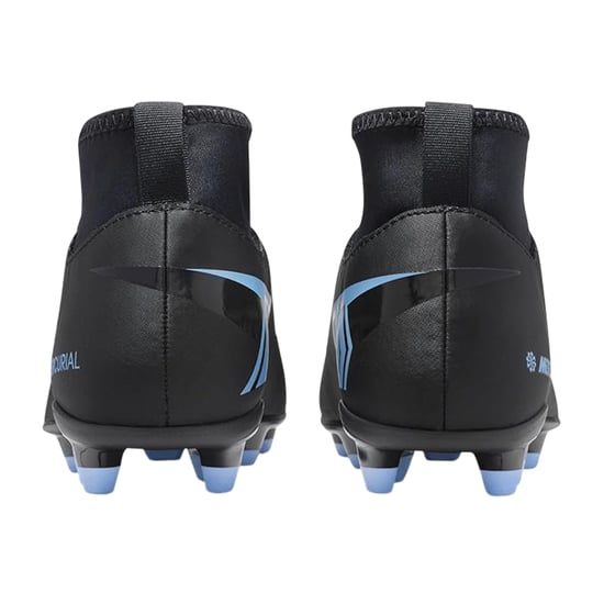 Nike Mercurial voetbalschoenen voor kinderen (firm ground) (ZWART/BLAUW) - Image 2