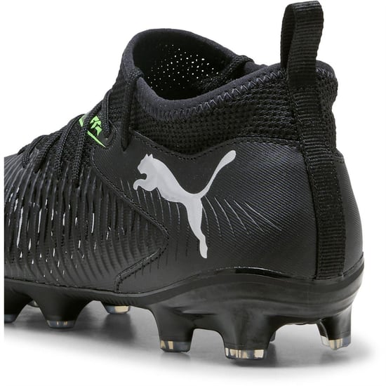 Puma Future 8 Ultimate Match voetbalschoenen voor kinderen (kunstgras) (Zwart, Groen) - Image 5