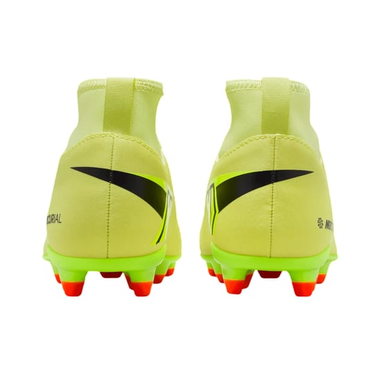 Nike Mercurial voetbalschoenen voor kinderen (firm ground) (Volt/Kransrood) - Image 2