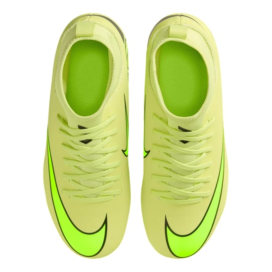 Nike Mercurial voetbalschoenen voor kinderen (firm ground) (Volt/Kransrood) - Image 3