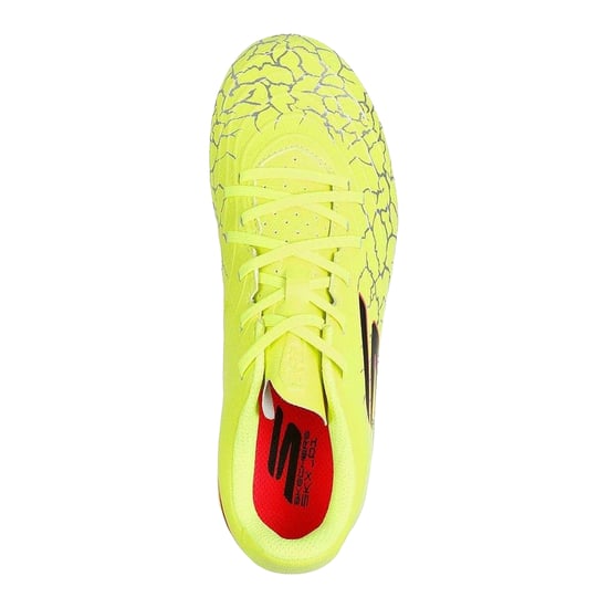 Skechers SKX 01 voetbalschoenen voor kinderen, voor harde ondergrond (Geel/zwart) - Image 3