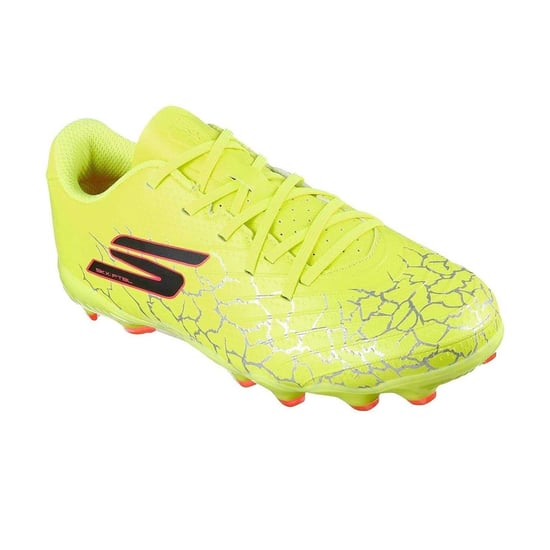 Skechers SKX 01 voetbalschoenen voor kinderen, voor harde ondergrond (Geel/zwart) - Image 5