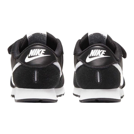 Nike Meisjessneakers van MD Valiant met suède inzetstukken (Zwart, Wit) - Image 2