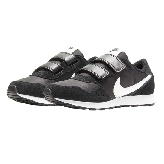 Nike Meisjessneakers van MD Valiant met suède inzetstukken (Zwart, Wit) - Image 5