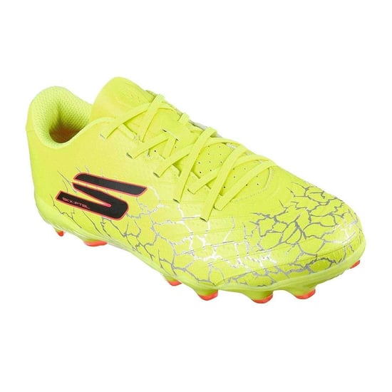 Skechers Kinderen Crib Firm Ground Voetbalschoenen (Geel/Zwart) - Image 5