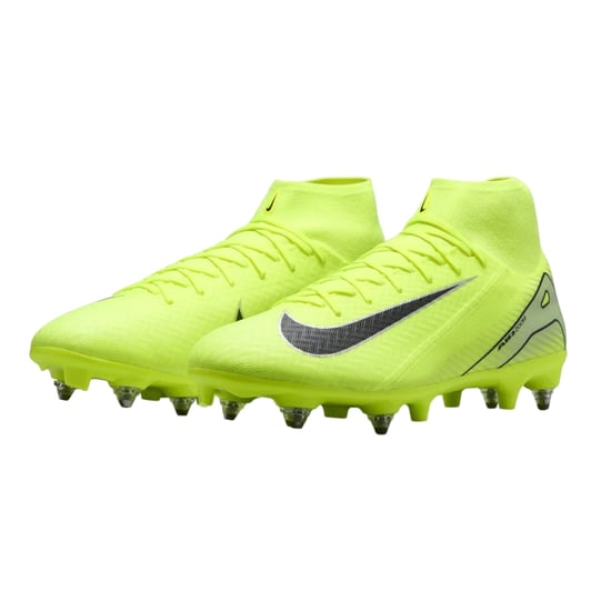 Nike Mercurial Superfly 10 voetbalschoenen voor heren, voor zachte ondergrond (Volt/Zwart) - Image 4