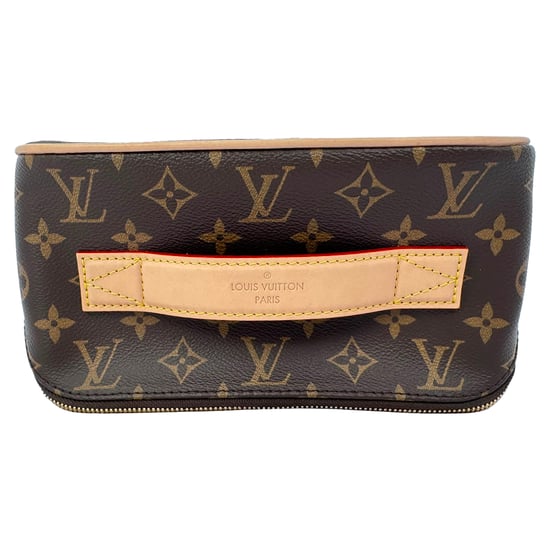 Louis Vuitton Monogram Toilettas in Bruin Leer - Image 3