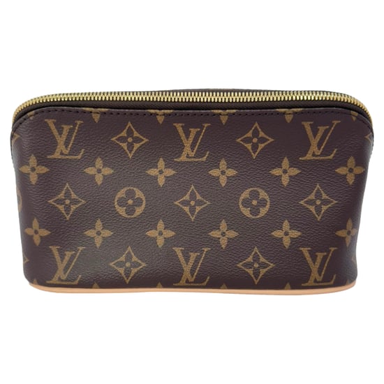 Louis Vuitton Monogram Toilettas in Bruin Leer - Image 4