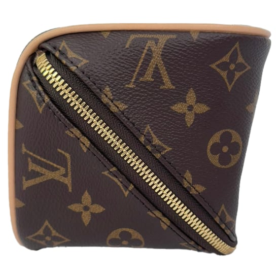 Louis Vuitton Monogram Toilettas in Bruin Leer - Image 6
