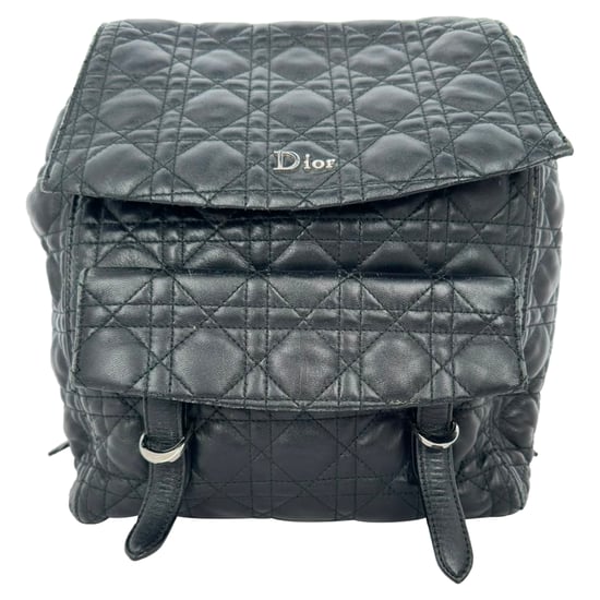 Dior Stardust Cannage Gequilted Rugzak in Zwart Lamsleer - Image 2