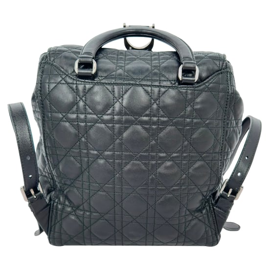 Dior Stardust Cannage Gequilted Rugzak in Zwart Lamsleer - Image 6
