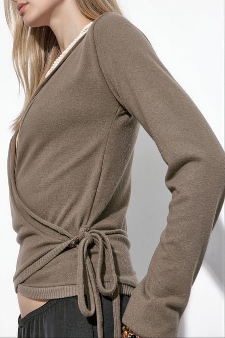 Gestrikte Cardigan met Ceintuur - Image 4