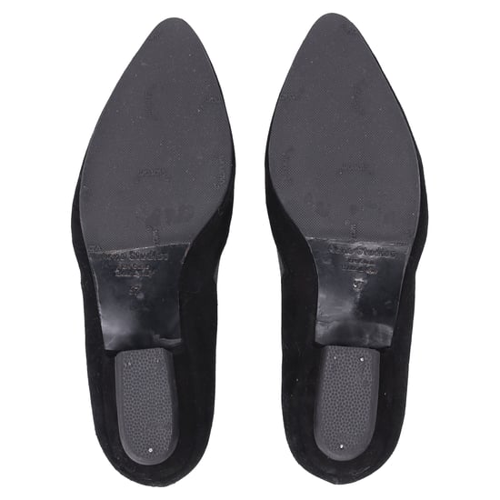 Acne Studios Puntige Instappers in Zwart Suède - Image 6