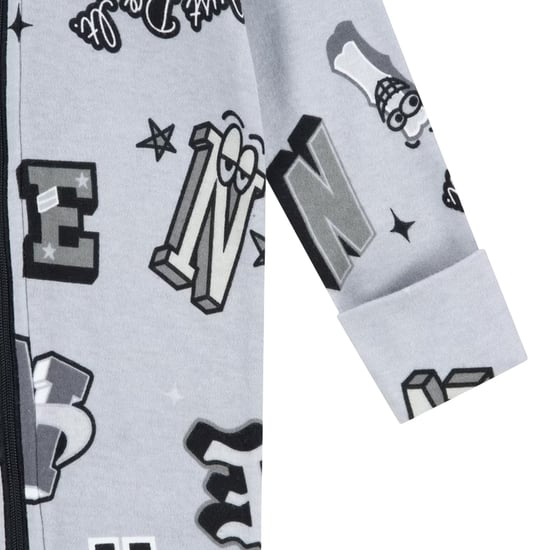 Nike Baby Jongens Next Gen Volledige Voet Romper (Rookgrijs) - Image 3