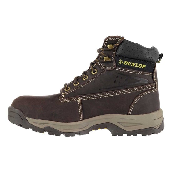 Dunlop Veiligheidslaarzen voor heren van nubuck met stalen neus (Bruin) - Image 2