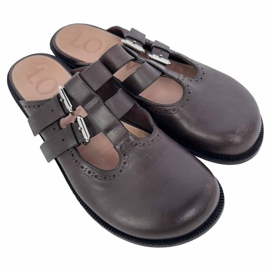 Loewe Campo Mary Jane Muilen in Bruin Leer - Image 6