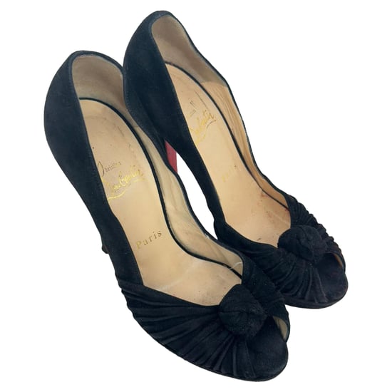 Christian Louboutin Greissimo Knooppumps in Zwart Suède - Image 5