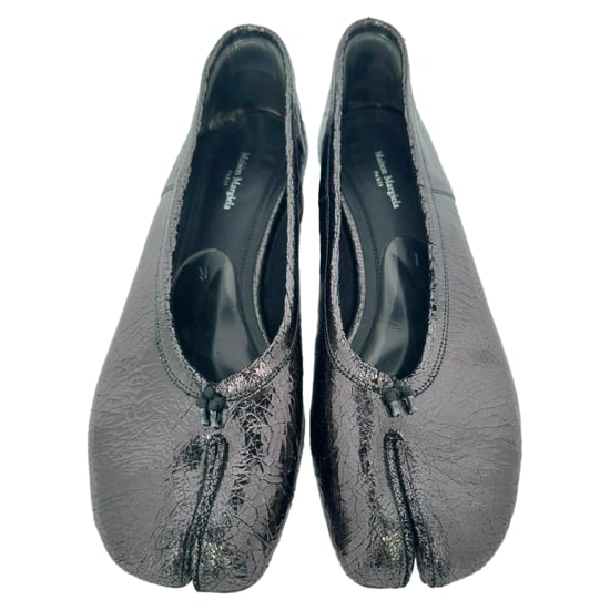 Maison Margiela Tabi Blokhakken in Zwart Leer - Image 3