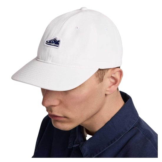 Nike Unisex baseballpet voor volwassenen met geborduurde ‘Dunk’-patch (Wit) - Image 3