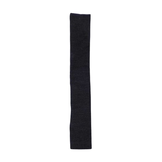 Boss Gebreide Wol Skinny Stropdas (Grijs) - Image 3