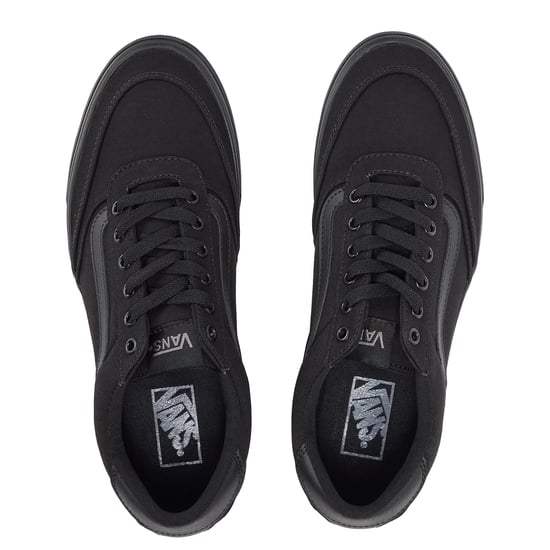 Vans Heren Brooklyn Canvas Sneakers (Zwart) - Image 3