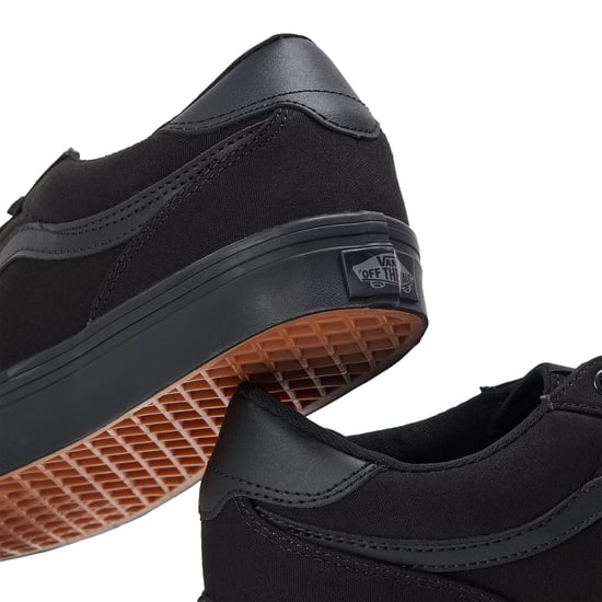 Vans Heren Brooklyn Canvas Sneakers (Zwart) - Image 4