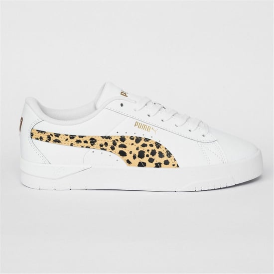 Puma Dames/Dames Jada Platform Trainers (Wit/Leopard) - Image 1