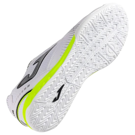 Joma Synthetische indoorvoetbalschoenen voor heren, geschikt voor dribbelen (Wit/Geel) - Image 4