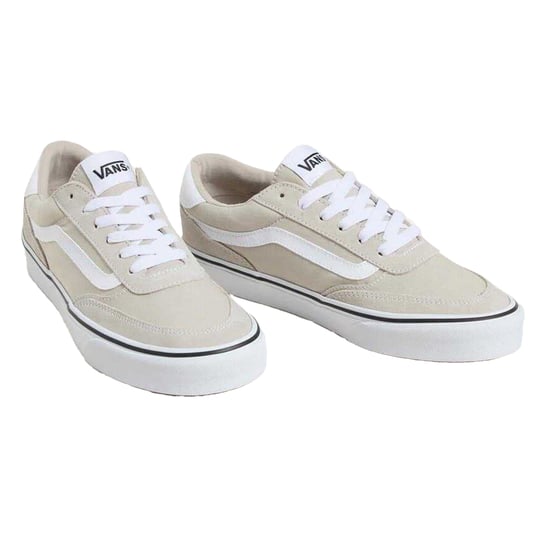 Vans Heren Brooklyn Canvas Sneakers (Zilver) - Image 2
