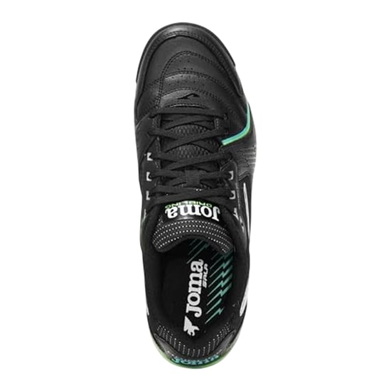Joma Synthetische indoorvoetbalschoenen voor heren, geschikt voor dribbelen (Zwart, Groen) - Image 3