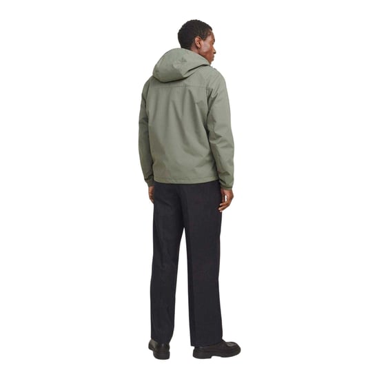 Jack And Jones Heren Lichtgewicht Jas met Capuchon (Agave Groen) - Image 2