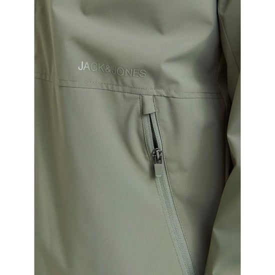 Jack And Jones Heren Lichtgewicht Jas met Capuchon (Agave Groen) - Image 4