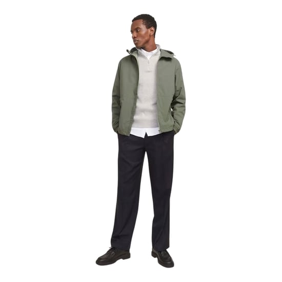 Jack And Jones Heren Lichtgewicht Jas met Capuchon (Agave Groen) - Image 5