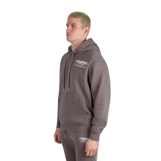 Criminal Damage Heren City Hoodie (Staalgrijs) - Image 3