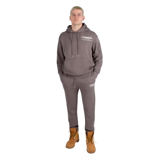 Criminal Damage Heren City Hoodie (Staalgrijs) - Image 5