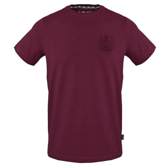 Aquascutum Slim-fit T-shirt voor heren met geborduurd logo (Rood) - Image 1
