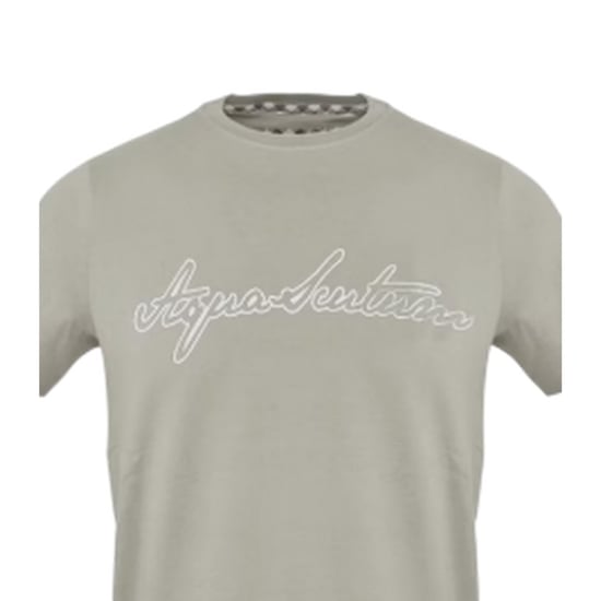 Aquascutum Heren-T-shirt van katoen met logo (Grijs) - Image 3