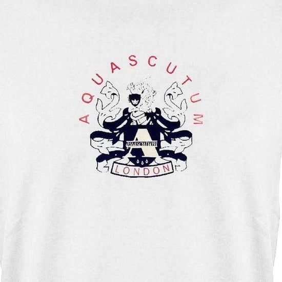 Aquascutum Heren-T-shirt van katoen met Crest-logo (Wit) - Image 3