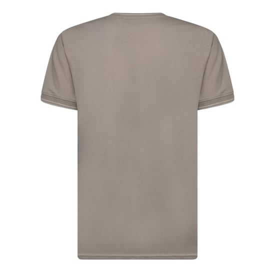Crosshatch Heren-T-shirt van Preece met contrasterende strepen (Lichte steen) - Image 3
