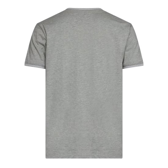Crosshatch Heren-T-shirt van Preece met contrasterende strepen (Grijze Mergel) - Image 3
