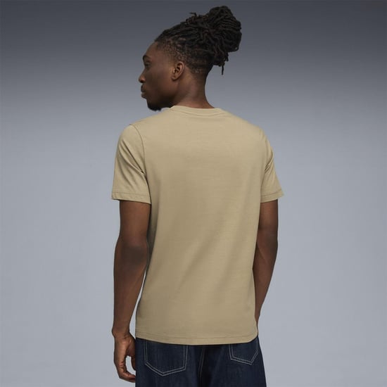 Puma ESS No.1 Logo T-shirt voor heren, regular fit (Ijskoffie) - Image 4