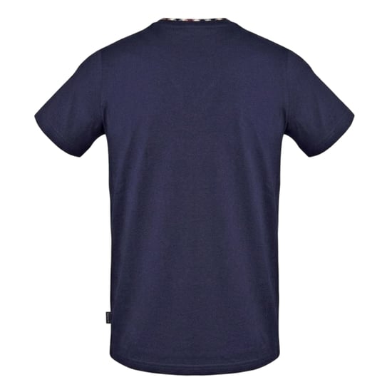 Aquascutum Heren T-shirt katoen met logo (Marine) - Image 2